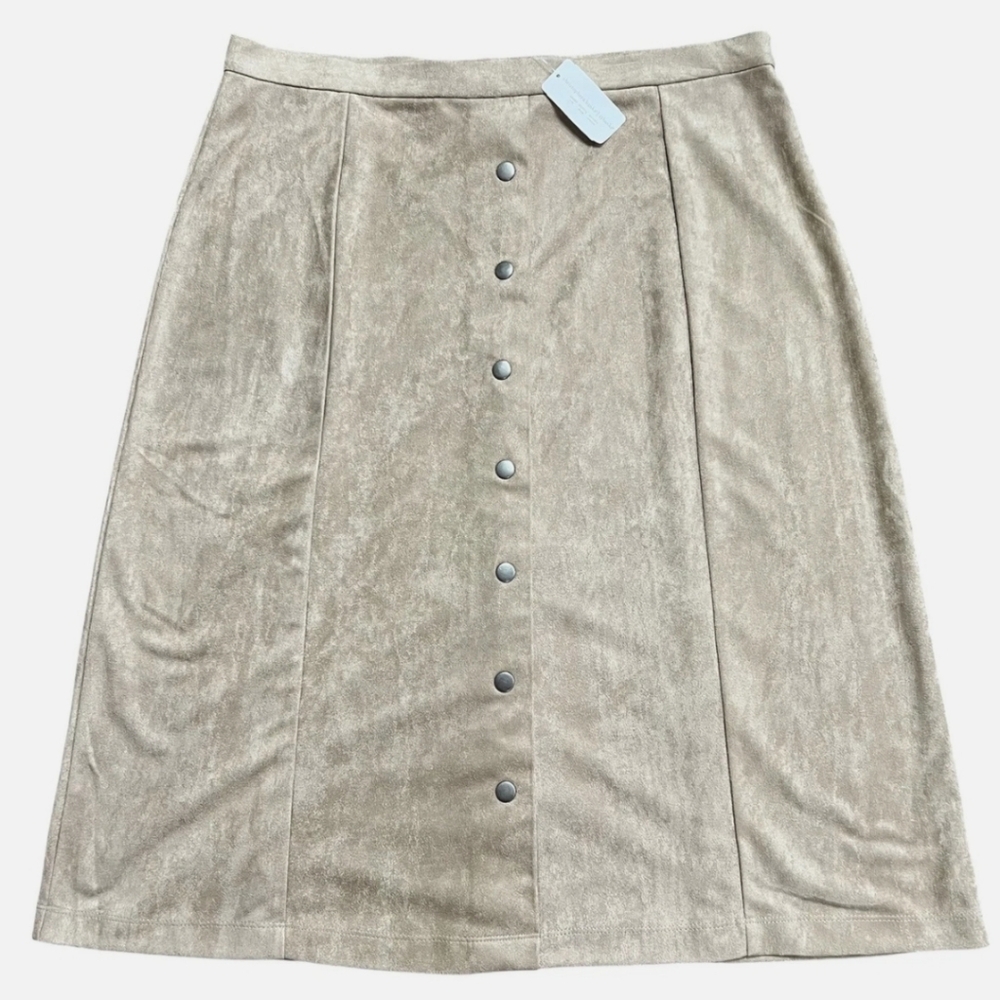 Faux Suede Skirt XL Christopher Banks